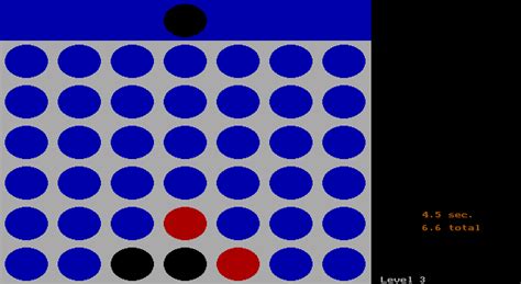 Connect 4 Code 的图像结果