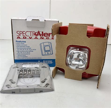 System Sensor P2rh Red Spectralert Advance High Candela Horn Strobe ...