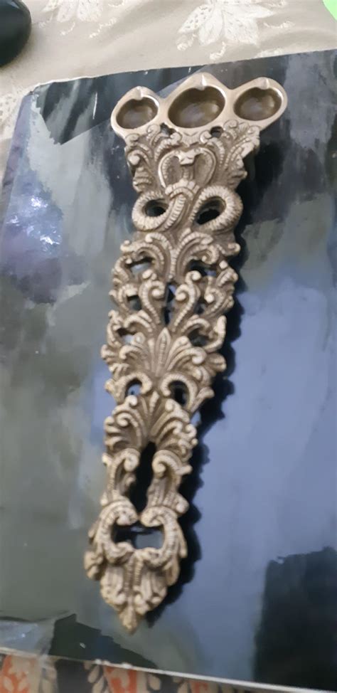 Two Moustaches Sheshnag Design Brass Pooja Spoon, Brass Hawan Spoon ...