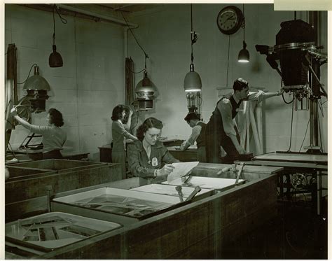 Print developing in the Photographic Department