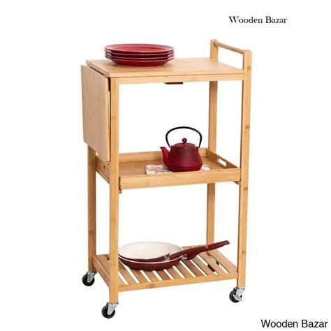 Neuron Premium Wooden Kitchen Cart For Functional Kitchens – Craft Decor