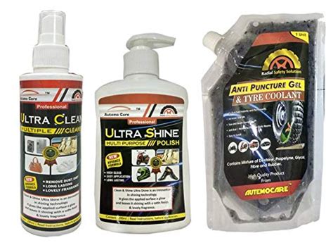 Autemocare Clean and Care Combo with Ultra Clean 200ml + Ultra Shine ...
