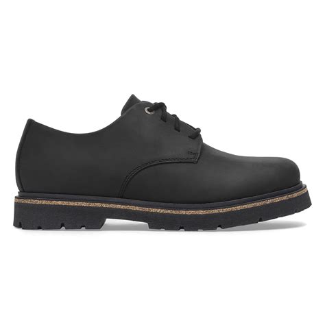 Highwood Lace Low Leather Black | BIRKENSTOCK