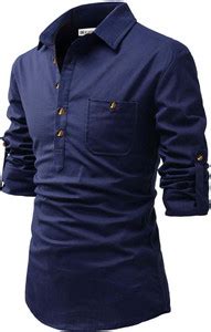 RAREMARK Men Solid A-line Kurta - Buy RAREMARK Men Solid A-line Kurta ...