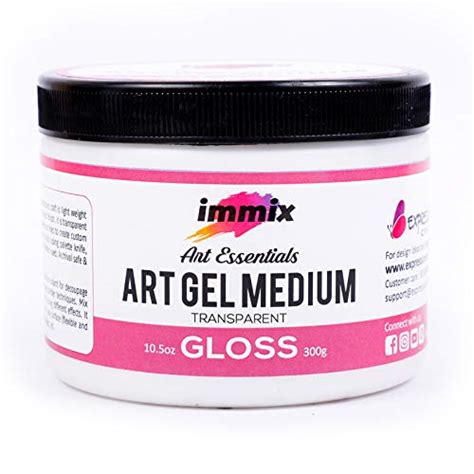 immix Acrylic Art Gel Medium Gloss 300 grams : Amazon.in: Home & Kitchen