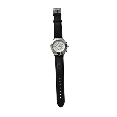 Talking & Tactile Watch With Leather Strap - Saksham Life