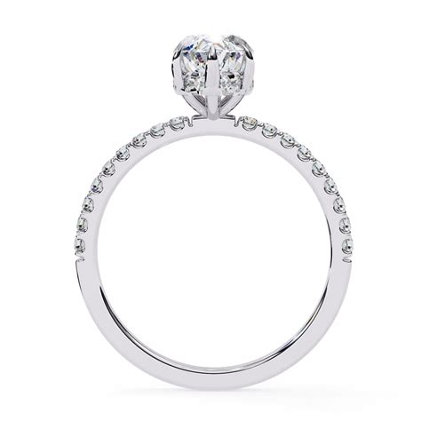 Sparkling Marquise Cut Engagement Lab Grown Diamond Ring – ONYA