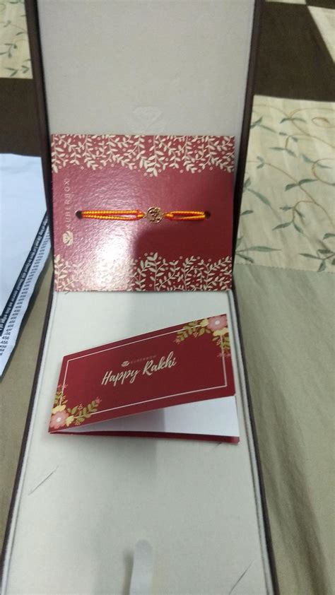KuberBox 18K The Aum Om Gold Rakhi for Brother Raksha Bandhan Thread ...