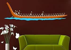 Buy Home Decor Tattoos Kerala Boating Wall Stickers 72x21 Inch Online ...
