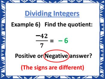 Image result for Integers Math Test Notes