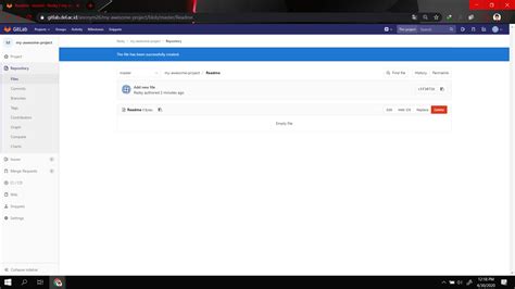 How to Push .Net Project into GitLab 的图像结果
