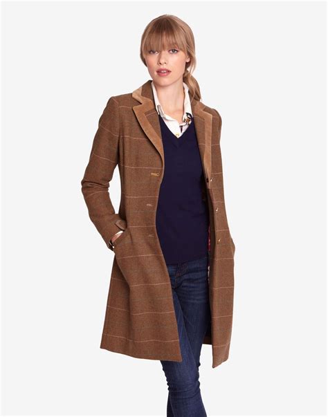 Sand Duchess Womens Tweed Coats | Joules UK | Tweed coats women, Womens ...