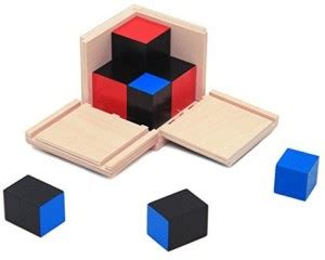 CHONE Wooden Binomial Cube Set | Montessori Mathematics Material ...