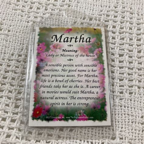 Martha Name