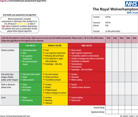 Developing an oral healthcare assessment strategy to enhance patient care