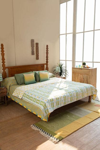 Buy Window To The Field Cotton And Wool Multi-Colored Woven Rug Online ...