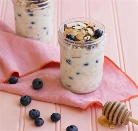 Overnight Blueberry Almond Oats Recipe | Crystal Creamery