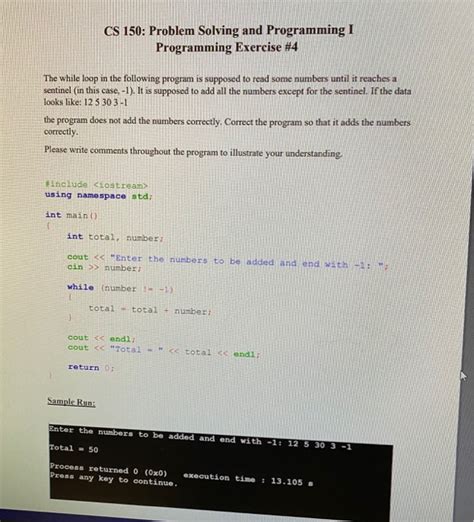 Image result for Programming Exercise 1.4 CS 110
