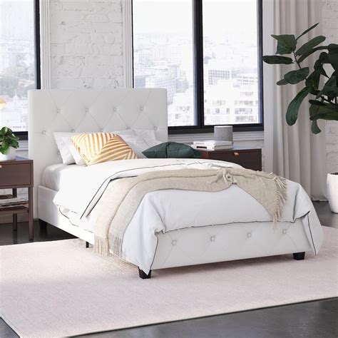 Buy River Street Designs Dakota Upholstered Platform Bed, Twin Size ...