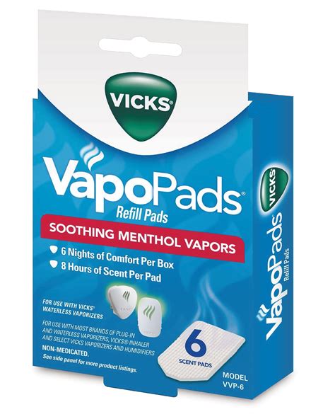 Vicks VapoPads for Vicks Humidifiers, 6 Pack, VVP-6-V - Walmart.com