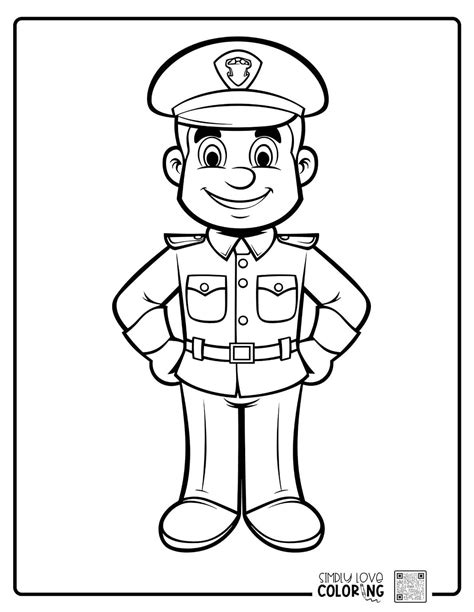 39 Police Officer Coloring Pages (Free PDF Printables) - Simply Love ...