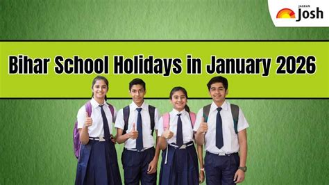 Bihar School Holidays in January 2026: Check The Full List Here