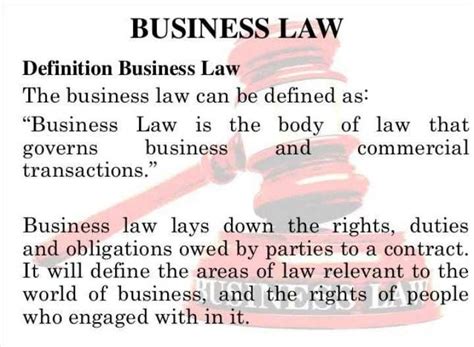 what is business law Related: Law of contract, Business Law? - EduRev B ...