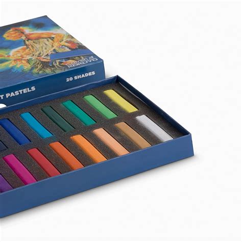 Artist Soft Pastels 20 Shades Brighter & Smoother Drawing Sketch ...