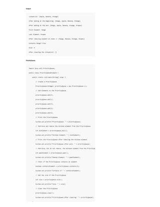 Image result for Queue Interface Methods in Java