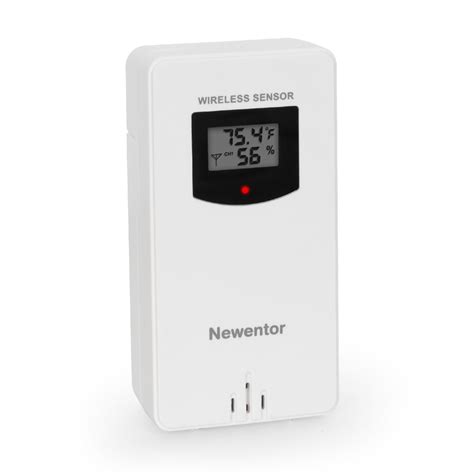 Newentor Indoor Outdoor Wireless Remote Sensor Instruction Manual