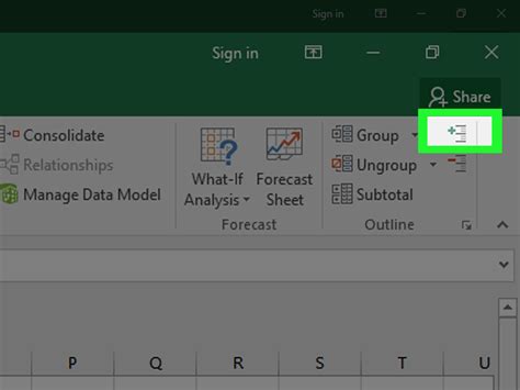 How to Collapse Columns in Excel: 7 Steps (with Pictures)