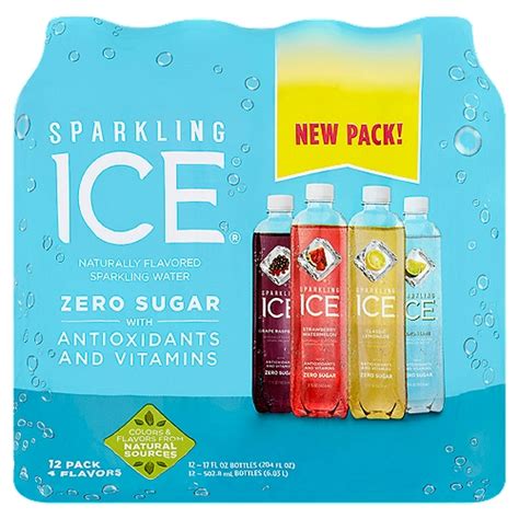 Sparkling Ice Naturally Flavored Sparkling Water, 17 fl oz, 12 count ...