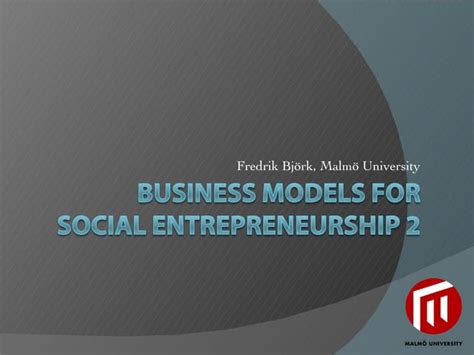 Social Entrepreneurship Model 的图像结果