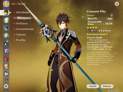 Guide For Genshin Impact Zhongli Build, Ability, And Materials