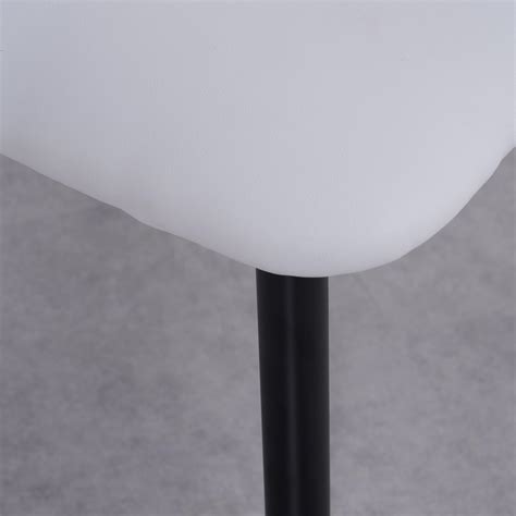 Buy Charlie Set of 2 Faux Leather Dining Chairs - White from Home ...