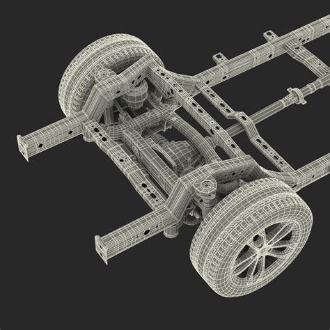 SUV Chassis Frame 3 3D model | 3D Molier International