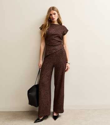 Womens Brown Trousers | Brown Wide Leg & Dark Brown Trousers | New Look