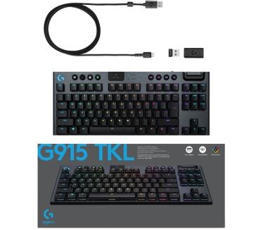 Logitech G915 TKL, GL Tactile, Qwerty US, Zwart: beste prijs - Tweakers
