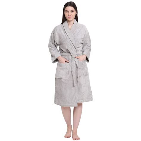 Buy Creeva Cloud Burst 100% Cotton Bath Robe Online