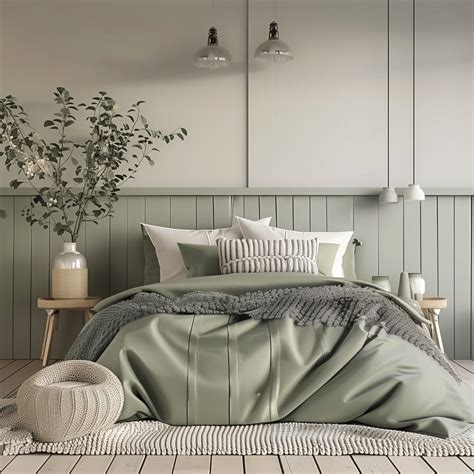 grey_and_sage_green_bedroom 12 in 2024 | Sage green bedroom, Light gray ...