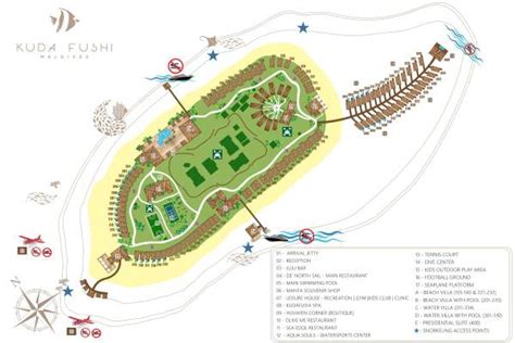 Kudafushi Resort & Spa | Lage, Kontakt, Resortmap