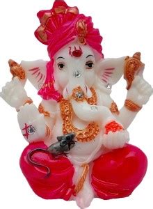 ART N HUB Marble Look Hindu God Shri Ganesh Car Dashboard Marble Look ...