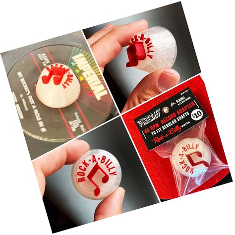 Rock-a-billy 45 RPM Adapter for 7″ Vinyl Records - ROCKINITIS