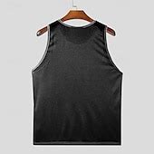 Men's Tank Top Vest Top Undershirt Sleeveless Shirt Sleeveless Crew ...