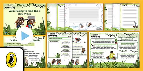 We're Going to Find the Monster Writing Pack | Lit in Colour