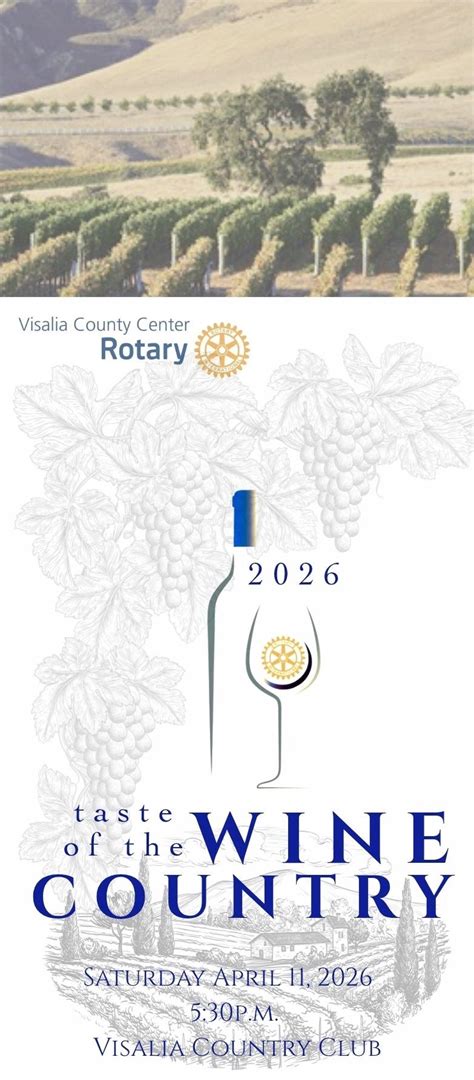 Taste of the Wine Country , Visalia Country Club, 11 April 2026 | AllEvents