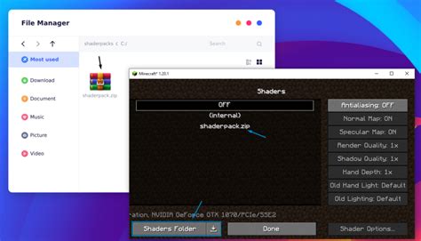 Image result for How to Install BSL Shaders Java