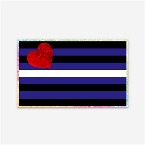 Leather Pride Flag Sticker – Discovery Stickers