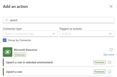 Upsert Dataverse Power Automate 的图像结果