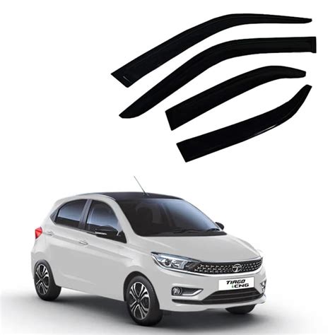 ROYALTECH Car Rain Wind Door Visor Side Window Deflector Compatible for ...